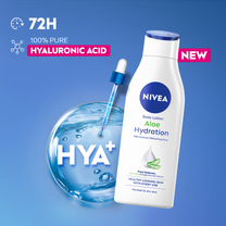 Nivea 100% Natural Aloevera Body lotion- 5 in 1 COMPLETE CARE for 48H Refreshing moisturization