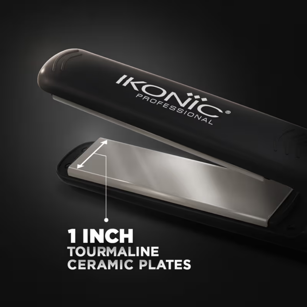 Ikonic Professional Pro Hair Straightener - Black
