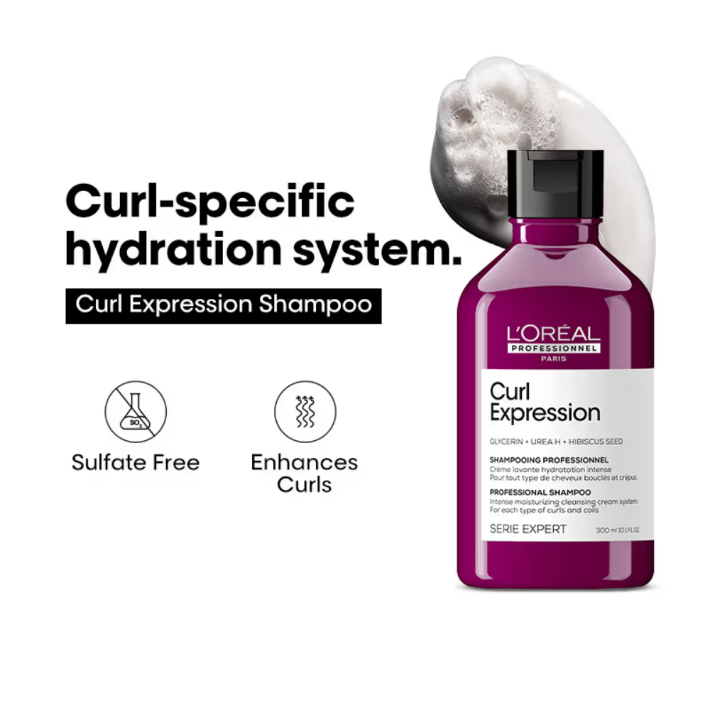 L'Oréal Professionnel Curl Expression Sulfate-Free Shampoo for Intense moisturizing & hydration