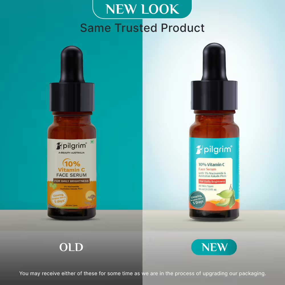 Pilgrim 10% Vitamin C Face Serum For Daily Brightness 5% Niacinamide