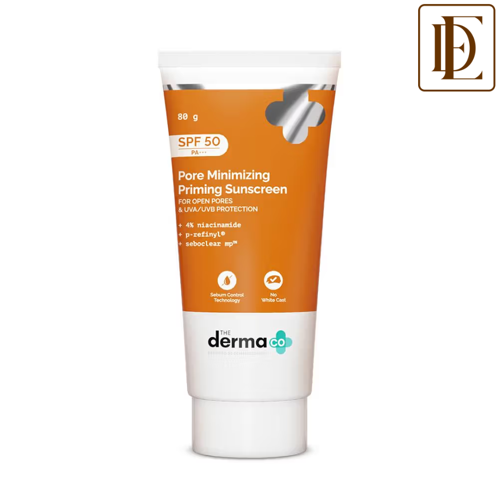 The Derma Co Pore Minimizing Priming Sunscreen SPF 50 PA+++