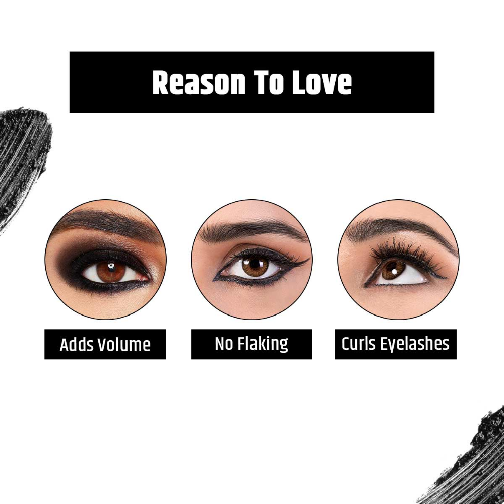 Insight Cosmetics Mascara, Light Weight, Curl's Lashes