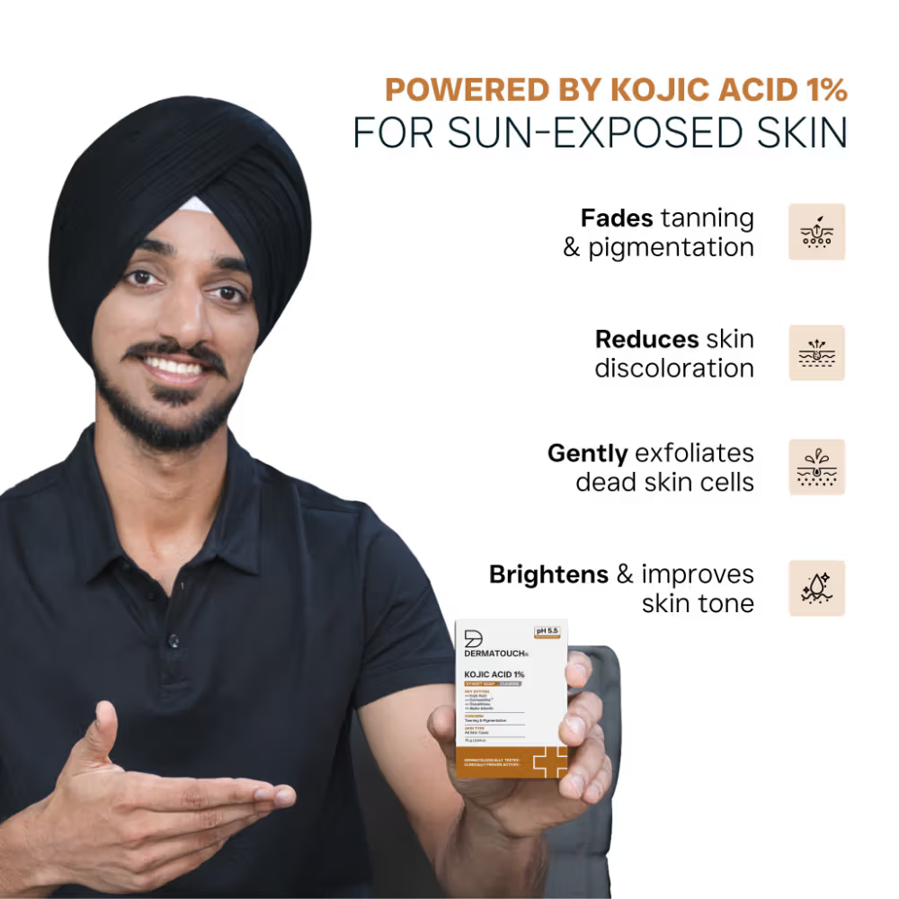 Dermatouch Kojic Acid 1% Soap With Glutathione