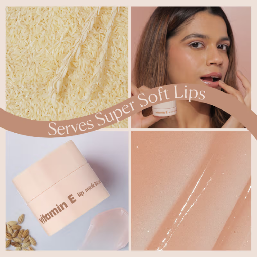 The Face Shop Vitamin Korean Mini Lip Sleeping Mask for Dark, Dry, Pigmented Lips