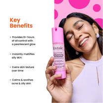 Foxtale Niacinamide & Cica Oil Balancing Moisturizer For Oily Skin, Lightweight & Non-Greasy