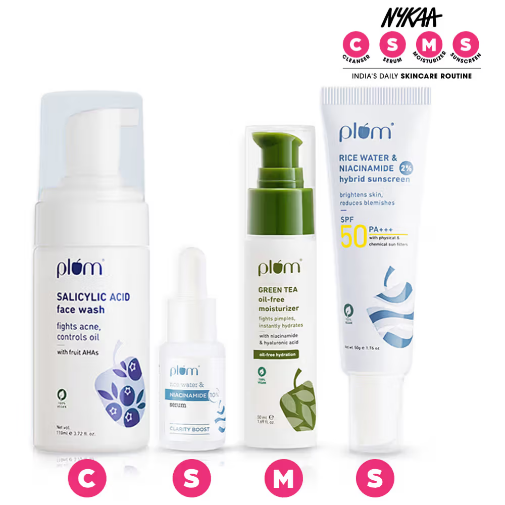 Plum Bright & Clear Skin Bestsellers CSMS Combo