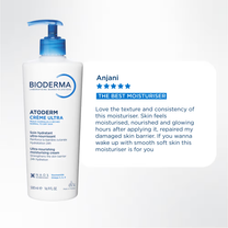 Bioderma Atoderm Creme Ultra-Nourising Moisturising Cream Boosts Hyaluronic Acid, Ceramides