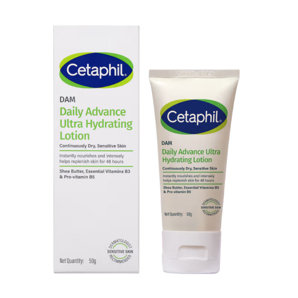 Cetaphil DAM Daily Advance Ultra Hydrating Lotion With Shea Butter & Niacinamide Sensitive Skin