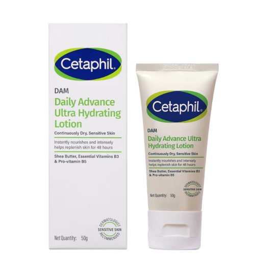 Cetaphil DAM Daily Advance Ultra Hydrating Lotion With Shea Butter & Niacinamide Sensitive Skin