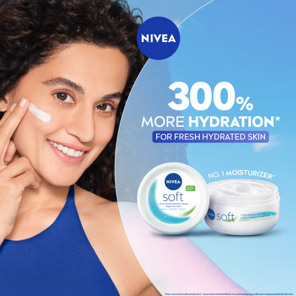 NIVEA Soft Vit E Light Non Sticky Face Moisturiser Cream
