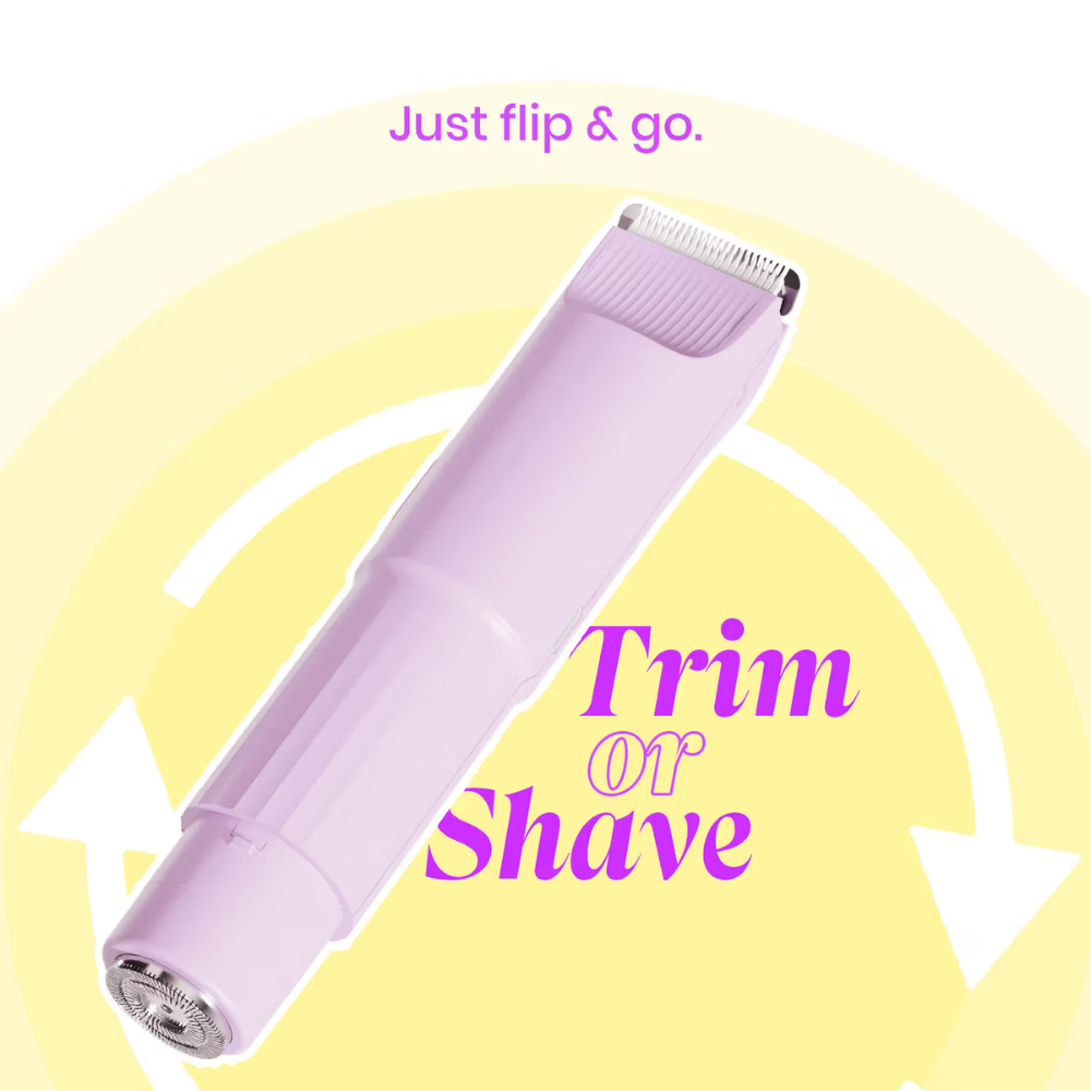 UrbanYog Dual Head Women Trimmer 2 in 1 Bikini And Body Hair Remover, Gentle Painless