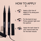 FLiCKA Apply N' Fly 2-in-1 Liquid Pen Glue & Eyeliner Long Lasting Intense Pigment