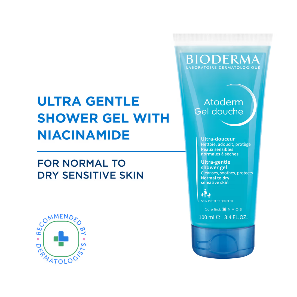 Atoderm Gel Douche Ultra Gentle Cleansing Gel With Niacinamide For 24H Hydration