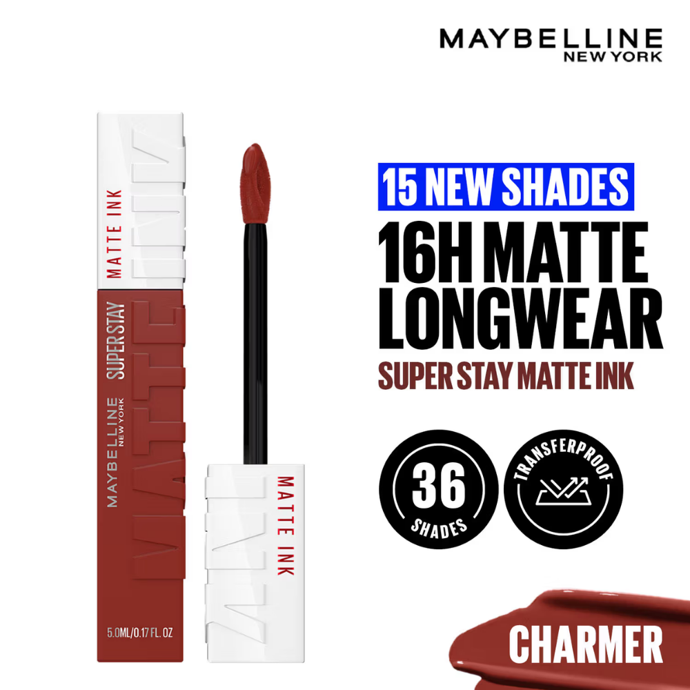 Maybelline New York Super Stay Matte Ink Liquid Lipstick, Lasts Up to 16 Hours