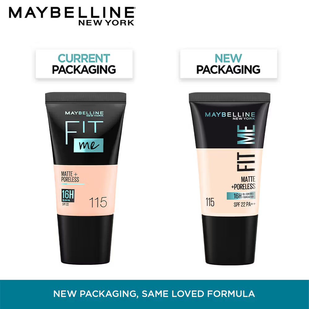 Maybelline New York Fit Me Matte + Poreless 16H Oil Control Foundation With SPF 22
