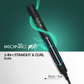 Ikonic Me 2 In 1 Straight And Curl Slim - Black & Teal
