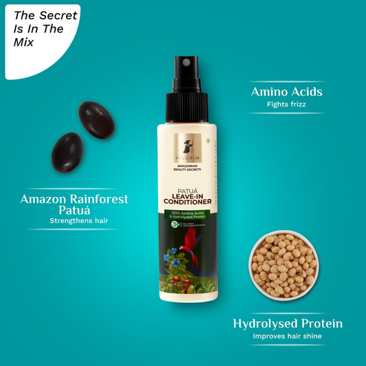 Pilgrim Patuá Leave-in Conditioner for Frizzy Hair With Amino Acids & Hydrolyzed Protein