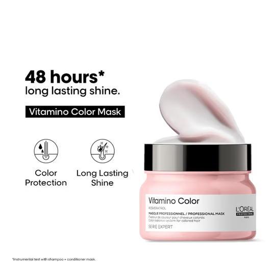 L’Oréal Professionnel Vitamino Color Mask for for Color Protection & Shine With Resveratrol