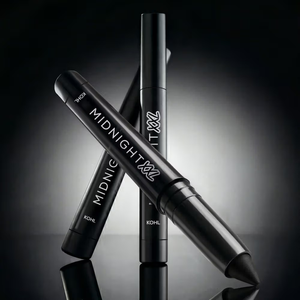 Renee Cosmetics Midnight XXL Waterproof, Smudge-Proof Kohl With Sharpener