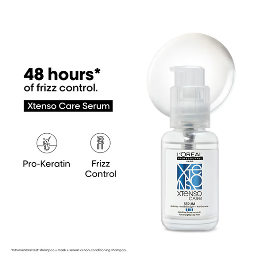 L'Oreal Professionnel Xtenso Care Serum, Frizz-Free Smooth Hair With Pro-Keratin & Incell