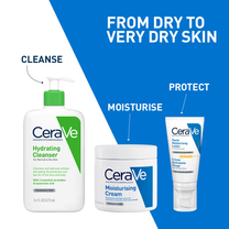 CeraVe Moisturizer For Dry Skin, Barrier Repair Cream with Ceramides, Dermatologist recommended