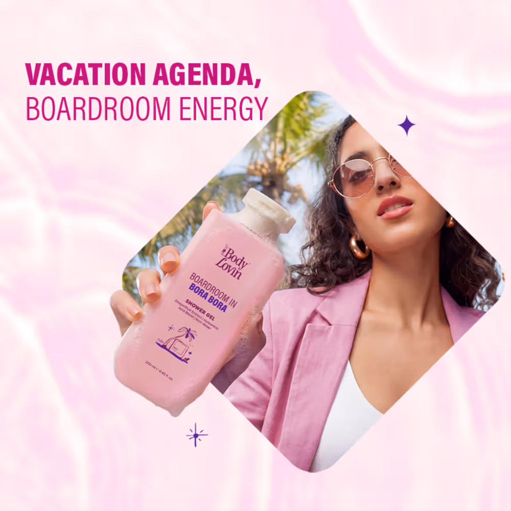 Plum BodyLovin’ Boardroom In Bora Bora Shower Gel, Hydrating & Brightening Body Wash
