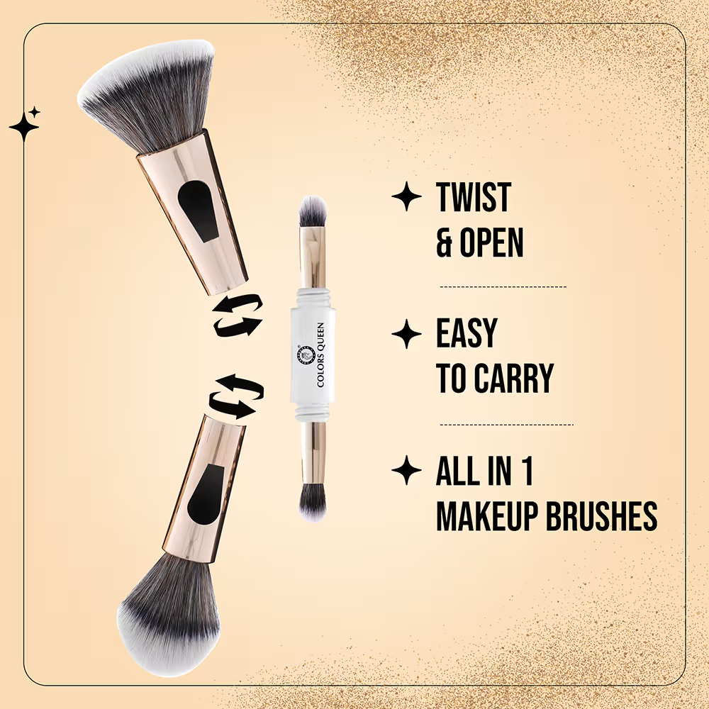 Colors Queen 4 In 1 Multi Functional Brush Set - BR-04