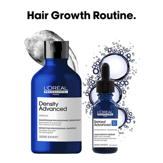 L'Oréal Professionnel Density Advanced Shampoo & Serioxyl Advanced Leave-In Serum Combo