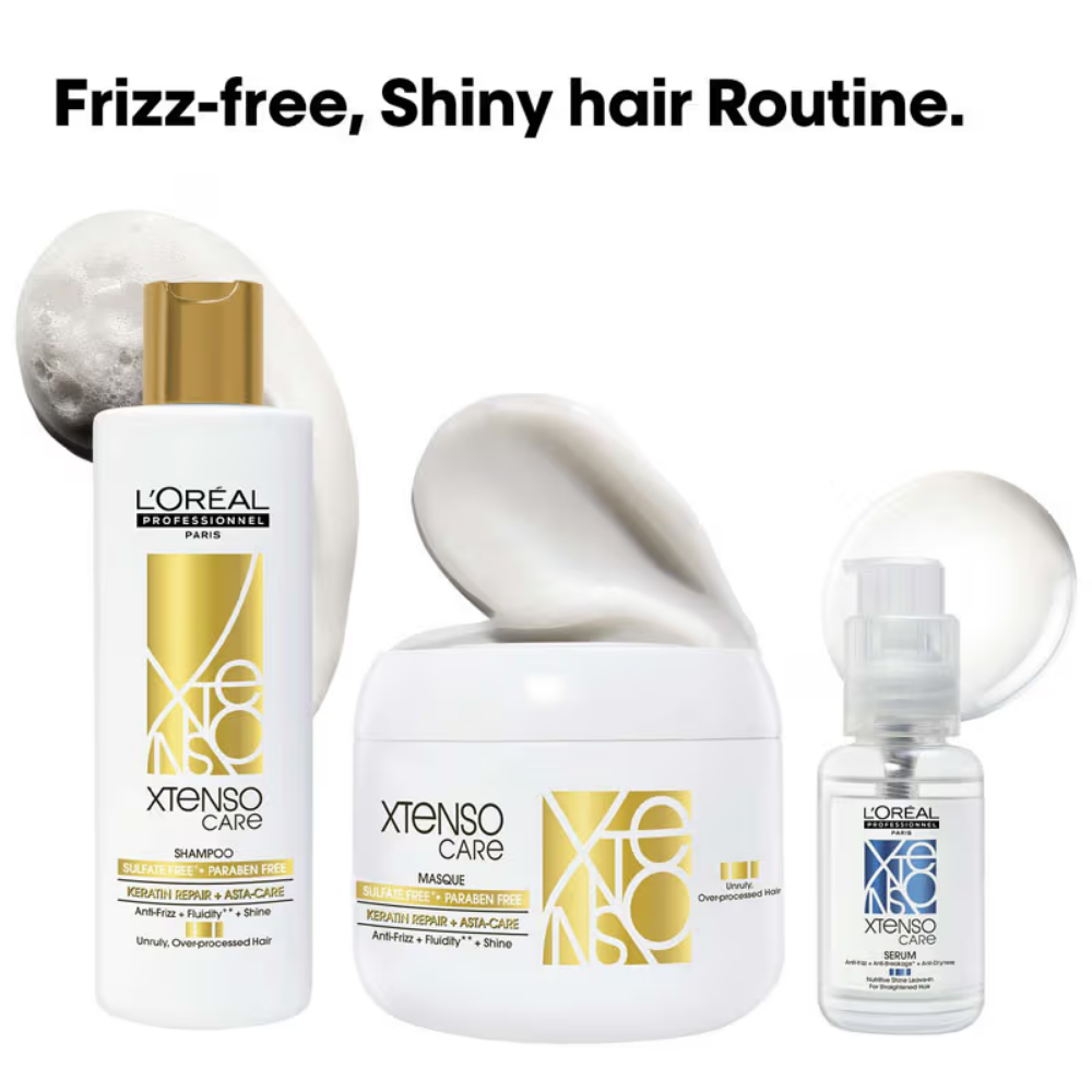 L'Oréal Professionnel Xtenso Care Sulfate Free Hair Care Regime With Shampoo, Masque And Serum