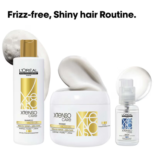 L'Oréal Professionnel Xtenso Care Sulfate Free Hair Care Regime With Shampoo, Masque And Serum