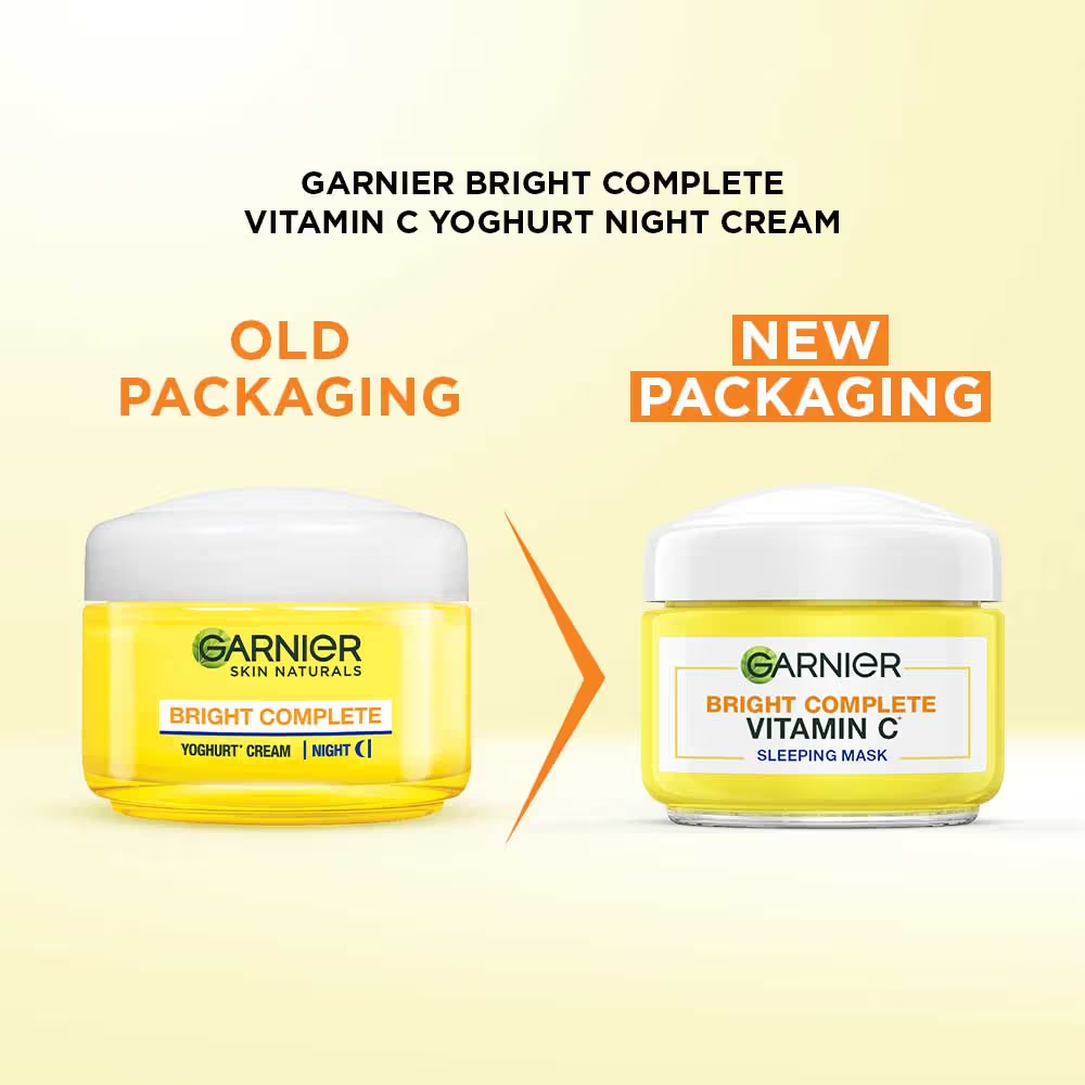 Garnier Bright Complete VITAMIN C YOGHURT Night Cream