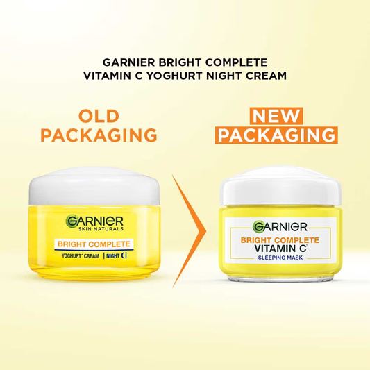 Garnier Bright Complete VITAMIN C YOGHURT Night Cream