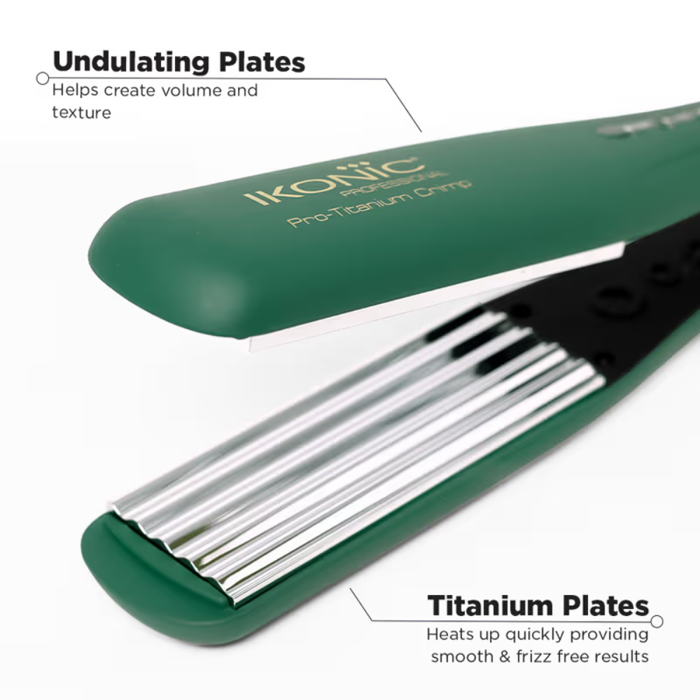 Ikonic Professional Pro Titanium Crimp - Emerald