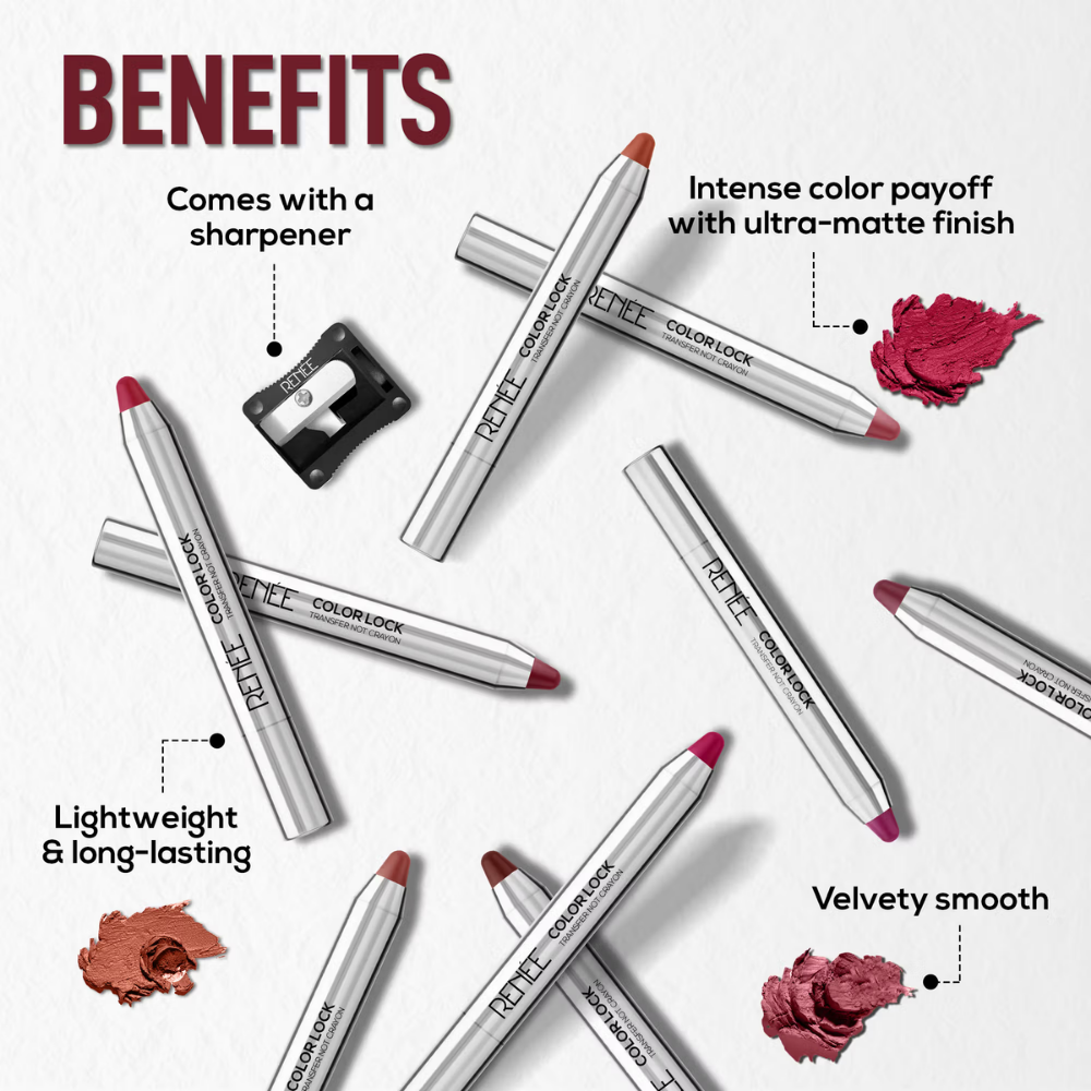 Renee Cosmetics Colorlock Transfer Not Crayon