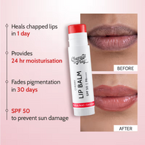 Chemist At Play Cherry Lip Balm SPF 50 Brightens & Repairs Chapped Lips 24HR Moisture