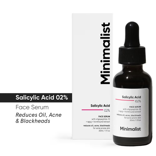 Minimalist 2% Salicylic Acid Face Serum For Blackheads & Whiteheads