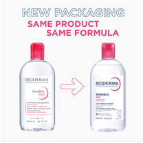 Bioderma Dermatological Micellar Water Sensibio H2O - Gently Removes Makeup Prevents Clogged Pores