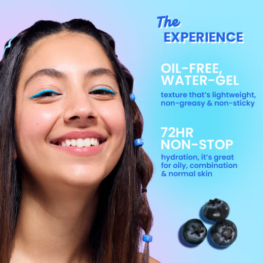 Dot & Key 72HR Hydrating Gel Moisturizer + Probiotics, 5 Ceramides & Hyaluronic, Oil-Free Water Gel