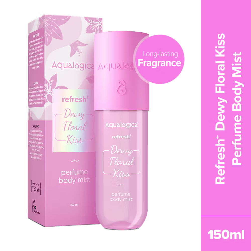 Aqualogica Refresh & Dewy Floral Kiss Perfume Body Mist