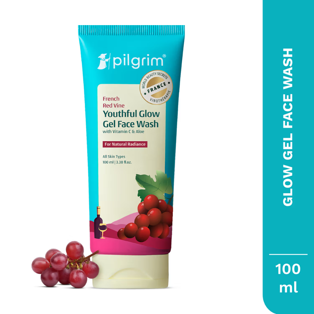 Pilgrim Red Vine Face Wash with Vitamin C & Aloe