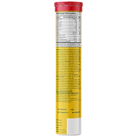 Apple Cider Vinegar Effervescent Tablet (Mango)