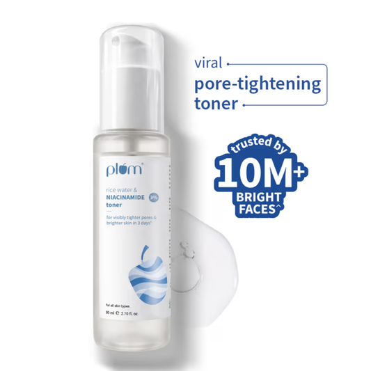 Plum 3% Niacinamide Alcohol-Free Toner With Rice Water