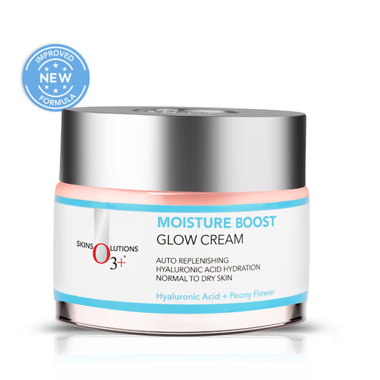O3+ Moisture Boost Glow Gel Cream With Hydrating Hyaluronic Acid & Tri-Peptide For Dull Skin