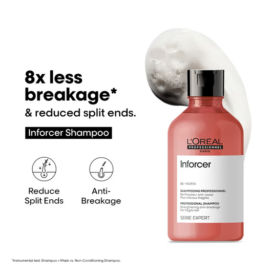 L'Oréal Professionnel Inforcer Shampoo for Reduced Hair Breakage & Split ends, With Biotin