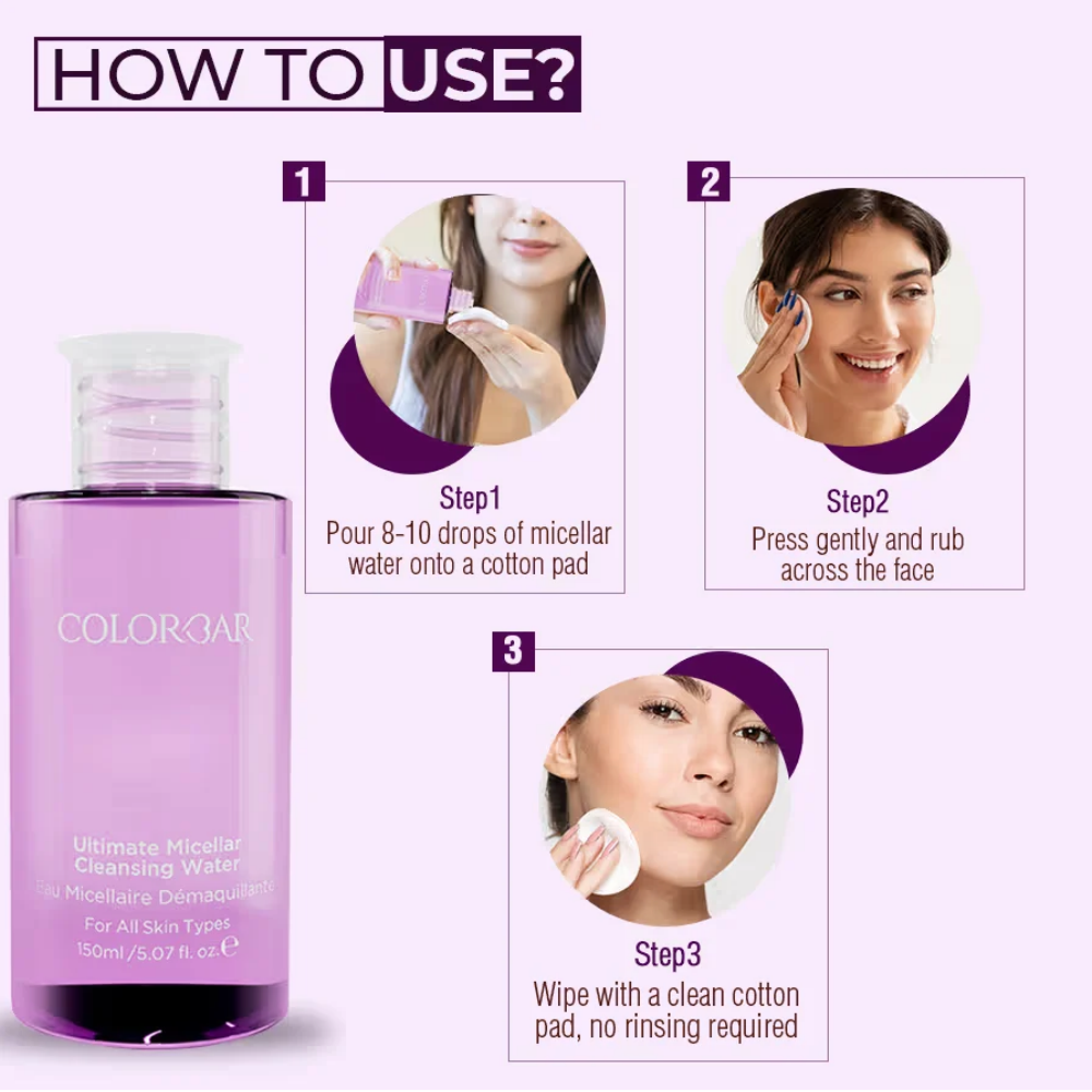 Colorbar Ultimate Micellar Cleansing Water