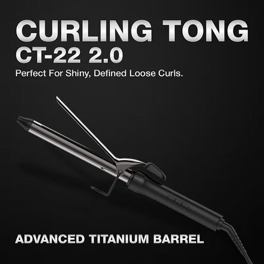 Ikonic Professional Curling Tong CT-22 Black 2.0