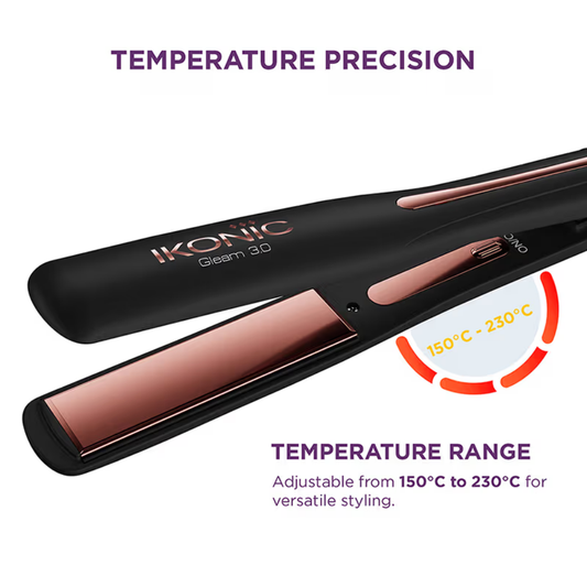 Ikonic Professional Gleam Hair Straightener 3.0