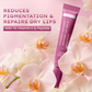 Hyphen Tinted Lip Balm ,Brightens Dark & Dry Lips - 1% Vitamin E, Peptide & Squalane - Orchid, Mauve