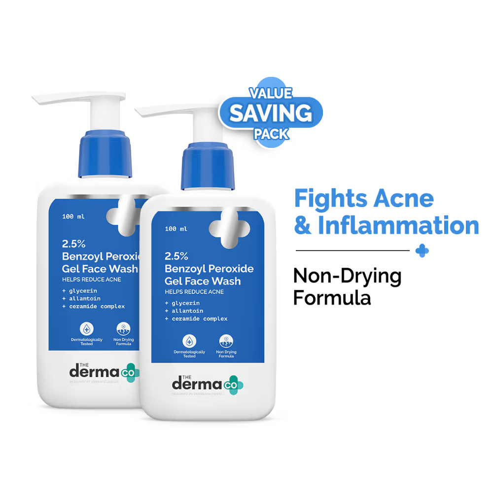 The Derma Co 2.5% Benzoyl Peroxide Gel Face Wash