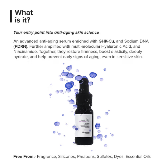 Minimalist Copper Peptide + PDRN 1.25% Serum